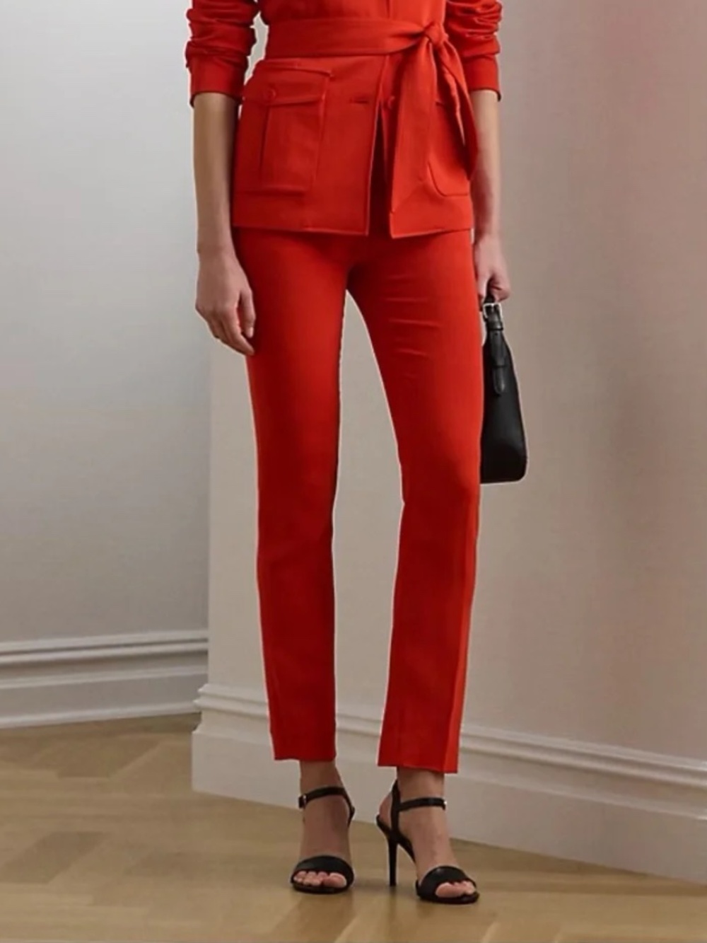 Lauren Ralph Lauren Stretch Cady Cropped Pant 8